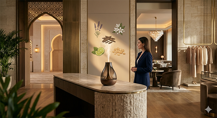 Luxury hotel ambient space